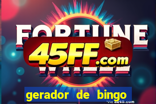 gerador de bingo cha de bebe